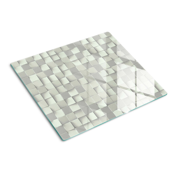 Tábua para cozinha Mosaico em tons de cinza