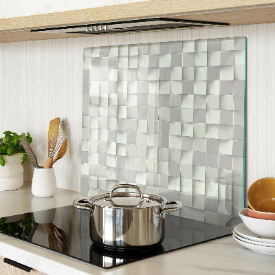 Tábua para cozinha Mosaico em tons de cinza