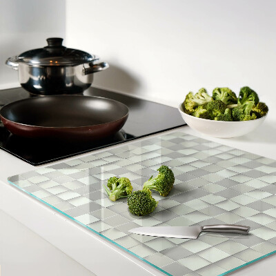 Tábua para cozinha Mosaico em tons de cinza