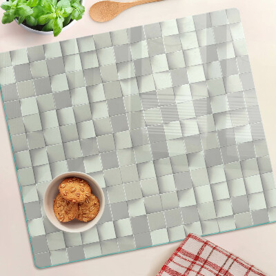Tábua para cozinha Mosaico em tons de cinza