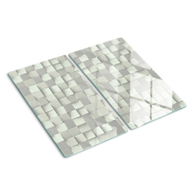 Tábua para cozinha Mosaico em tons de cinza