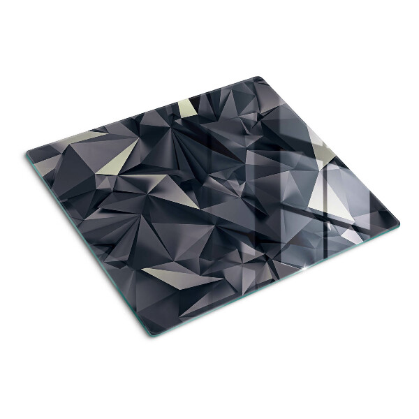 Tábua para corte Geometria em tons de cinza