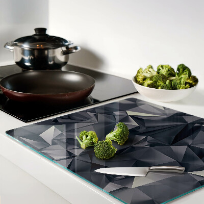 Tábua para corte Geometria em tons de cinza