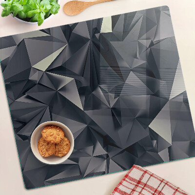 Tábua para corte Geometria em tons de cinza