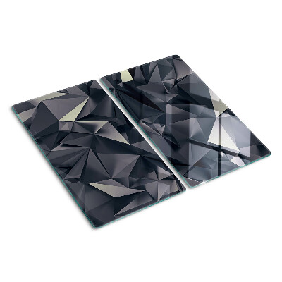 Tábua para corte Geometria em tons de cinza