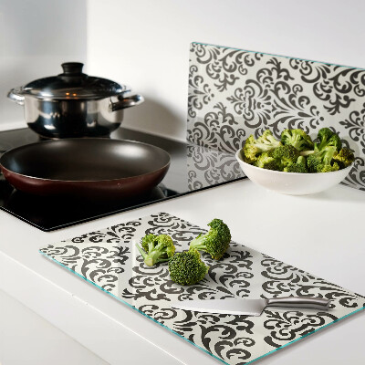 Tábua para cozinha Padrão de planta em estilo barroco