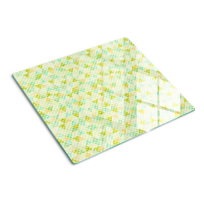 Tábua para corte Geometria em cores pastel