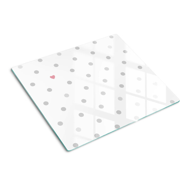 Tábua para corte Pontos e um coração