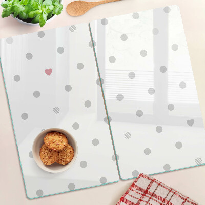 Tábua para corte Pontos e um coração