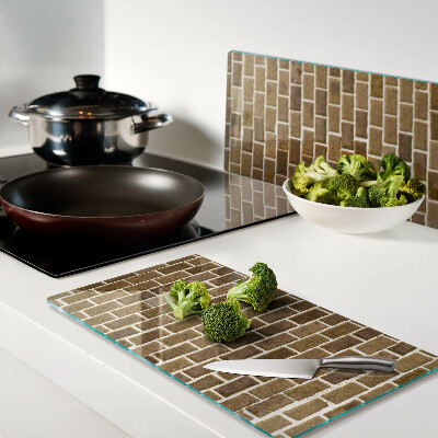 Tábua para cozinha Parede de tijolos