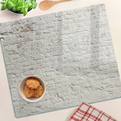 Tábua para corte Parede de tijolos em estilo loft