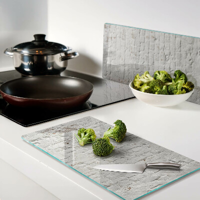 Tábua para corte Parede de tijolos em estilo loft