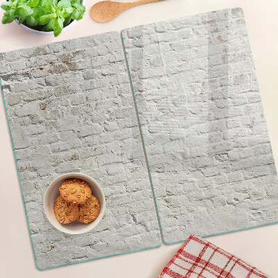 Tábua para corte Parede de tijolos em estilo loft