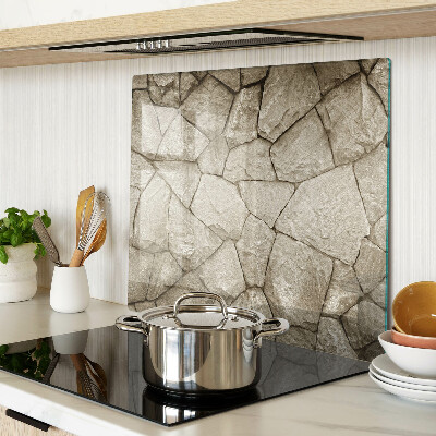 Tábua para corte Mosaico de pedra em tons de marrom