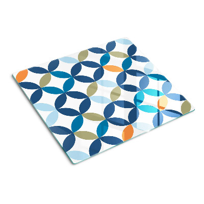 Tábua para cozinha Folhas geométricas em cores diferentes