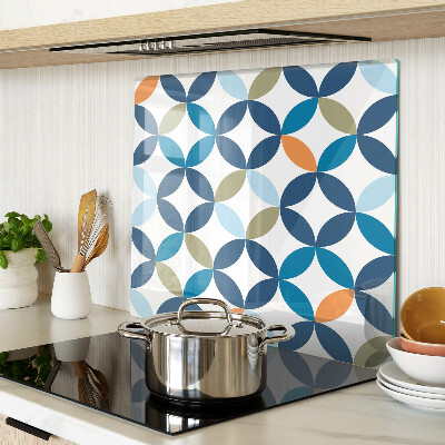 Tábua para cozinha Folhas geométricas em cores diferentes