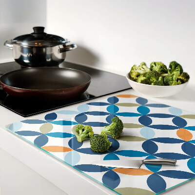 Tábua para cozinha Folhas geométricas em cores diferentes