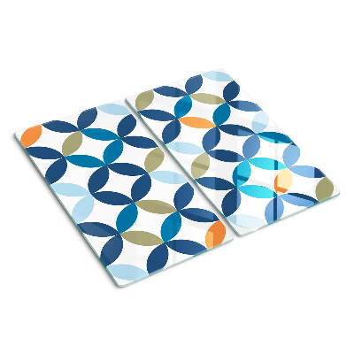 Tábua para cozinha Folhas geométricas em cores diferentes