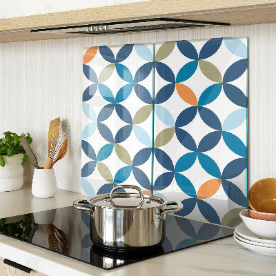 Tábua para cozinha Folhas geométricas em cores diferentes