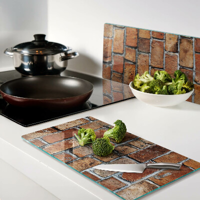 Tábua para corte Parede de tijolos