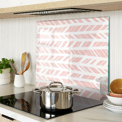 Tábua para corte Folhas em tom rosa