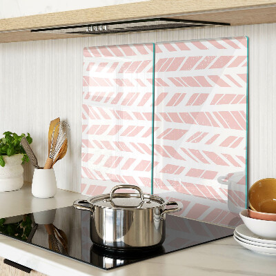 Tábua para corte Folhas em tom rosa