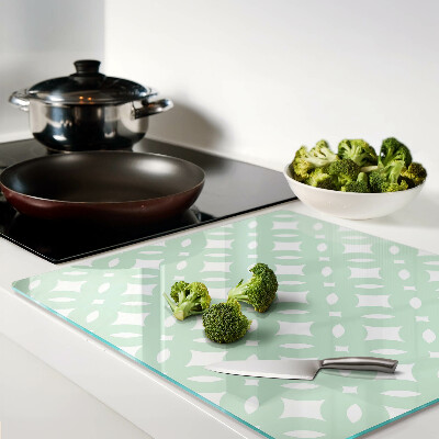 Tábua para cozinha Padrões geométricos em cores pastel