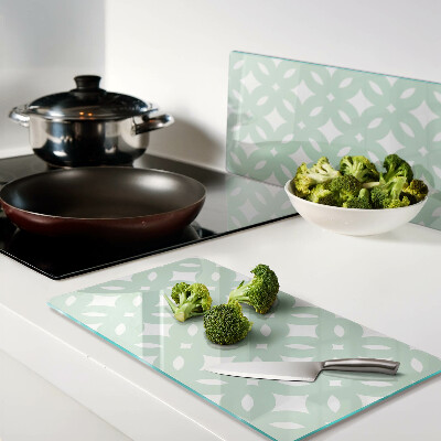 Tábua para cozinha Padrões geométricos em cores pastel