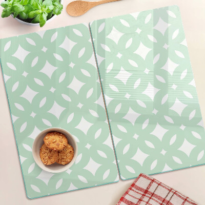 Tábua para cozinha Padrões geométricos em cores pastel