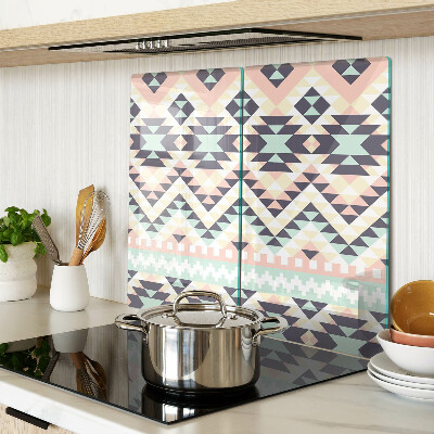 Tábua para corte Motivo geométrico em cores pastel