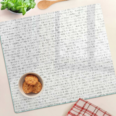 Tábua para corte Uma sequência de números