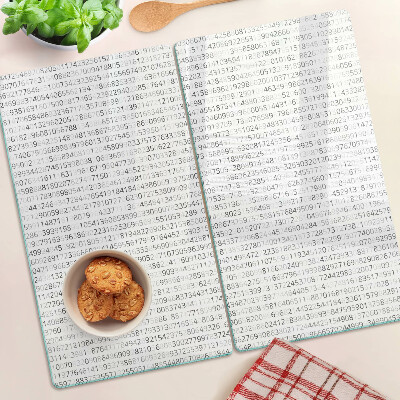 Tábua para corte Uma sequência de números