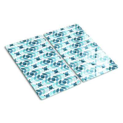 Tábua para cozinha Folhas em tons de azul