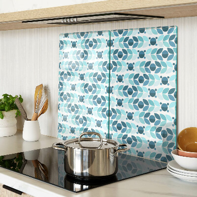 Tábua para cozinha Folhas em tons de azul