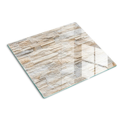 Tábua para corte Pedra natural em tons de bege