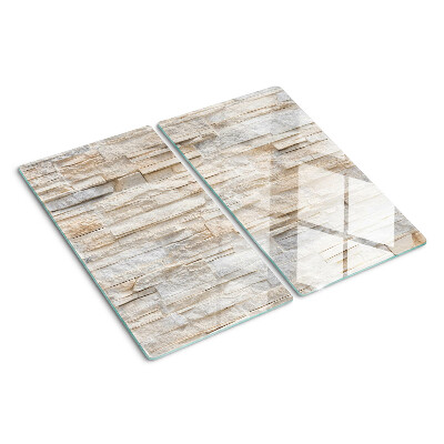 Tábua para corte Pedra natural em tons de bege