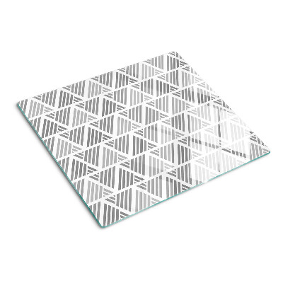 Tábua para corte Padrões geométricos em tons de cinza