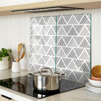 Tábua para corte Padrões geométricos em tons de cinza