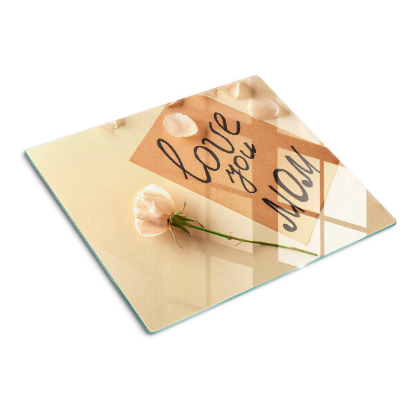 Tábua para corte Amor e flores