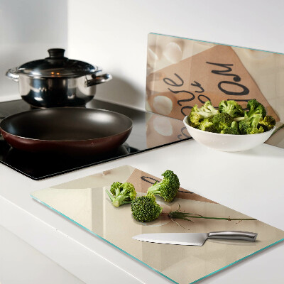 Tábua para corte Amor e flores