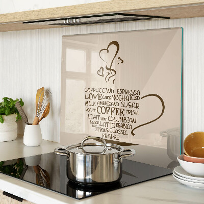 Tábua para corte Café e coração