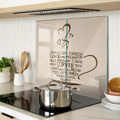 Tábua para corte Café e coração