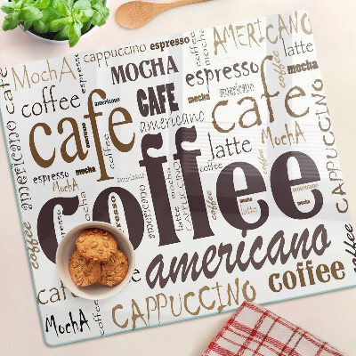 Tábua para cozinha Café e bebidas de café