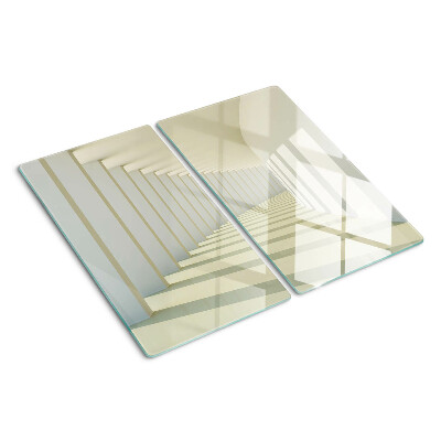 Tábua para corte Perspectiva arquitetônica com efeito de espelho