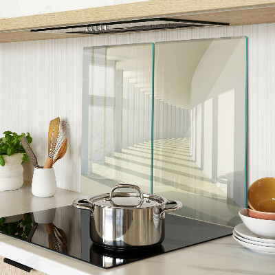 Tábua para corte Perspectiva arquitetônica com efeito de espelho