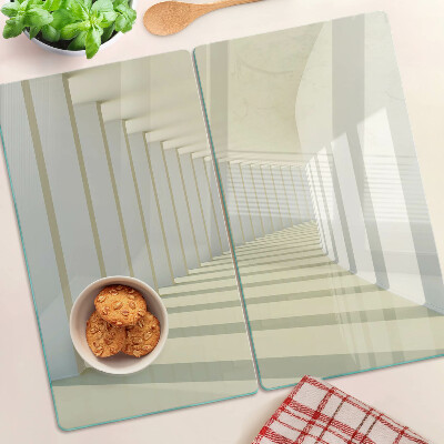 Tábua para corte Perspectiva arquitetônica com efeito de espelho