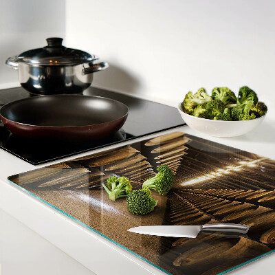 Tábua para corte Interior de uma vinícola com barris