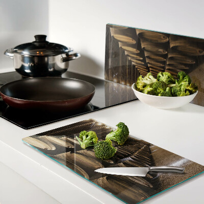 Tábua para corte Interior de uma vinícola com barris