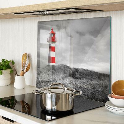 Tábua para cozinha Um farol na paisagem