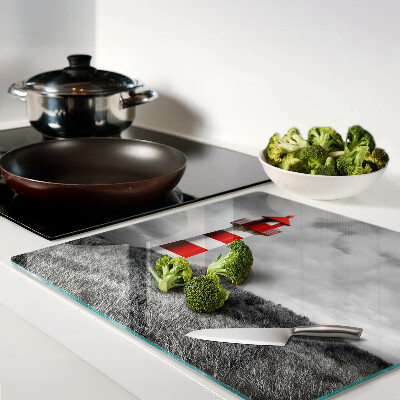 Tábua para cozinha Um farol na paisagem